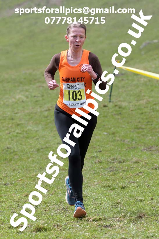 Masters men 2021 NECAA Cross Country Relays, Thornley Farm, Peterlee, Saturday, April 10th. Photo: David T. Hewitson/Sports for All Pics